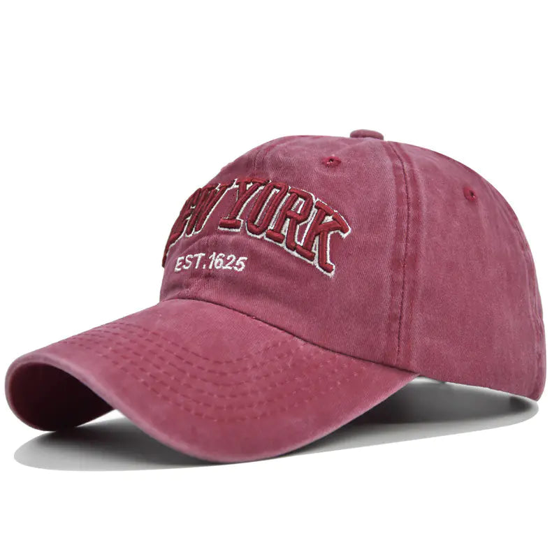 New York Embroidered Cotton Baseball Cap