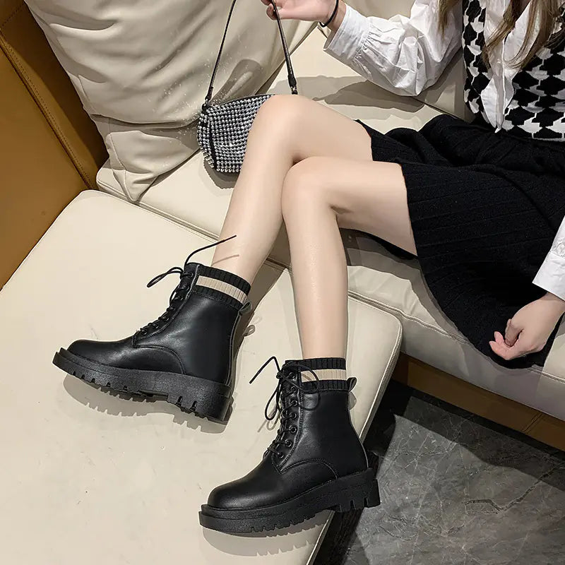 Chunky Sole Women's Martin Boots