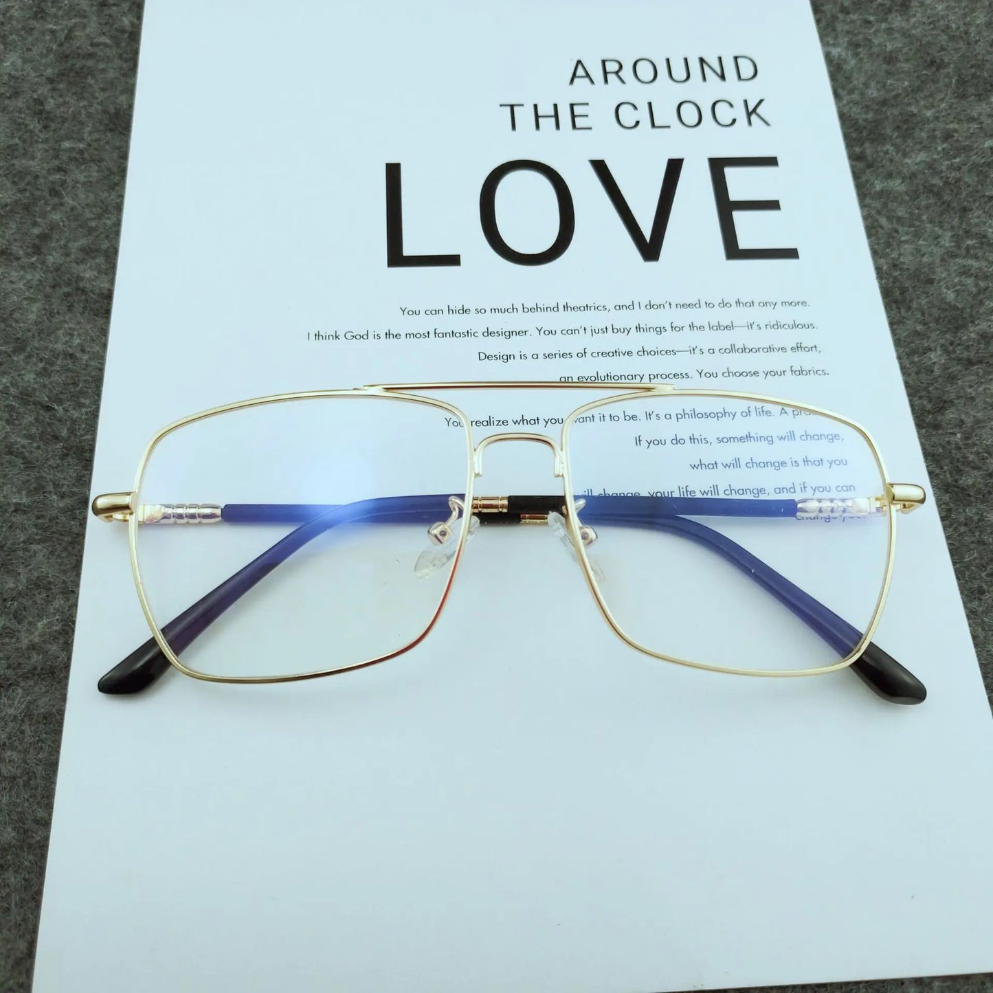 Retro Square Optical Glasses