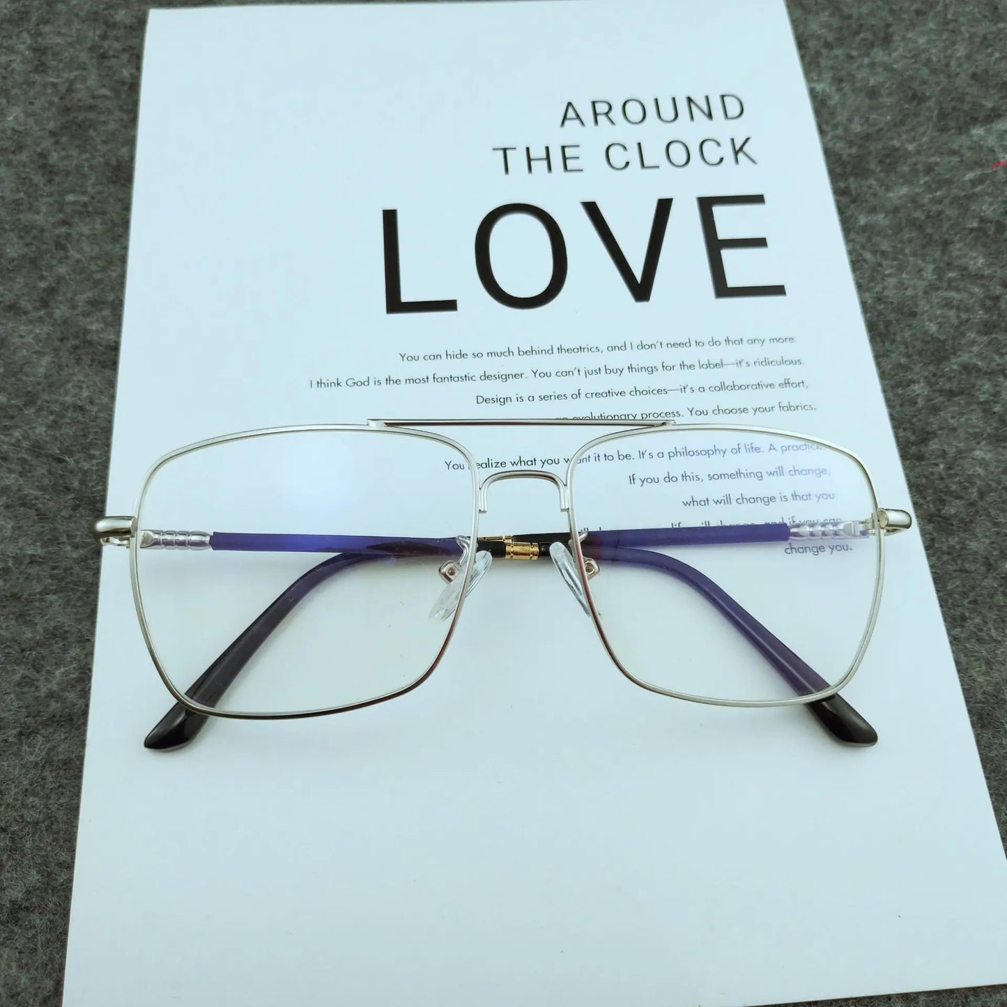 Retro Square Optical Glasses