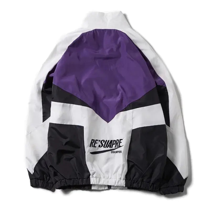 Deeptown Vintage Y2K Oversized Bomber Jacket