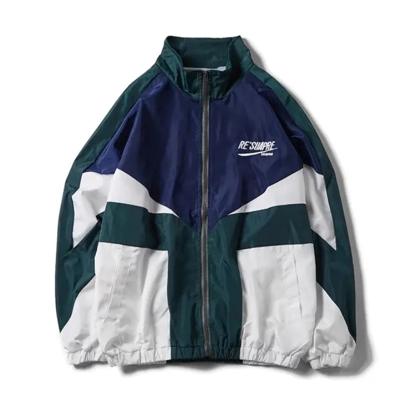 Deeptown Vintage Y2K Oversized Bomber Jacket