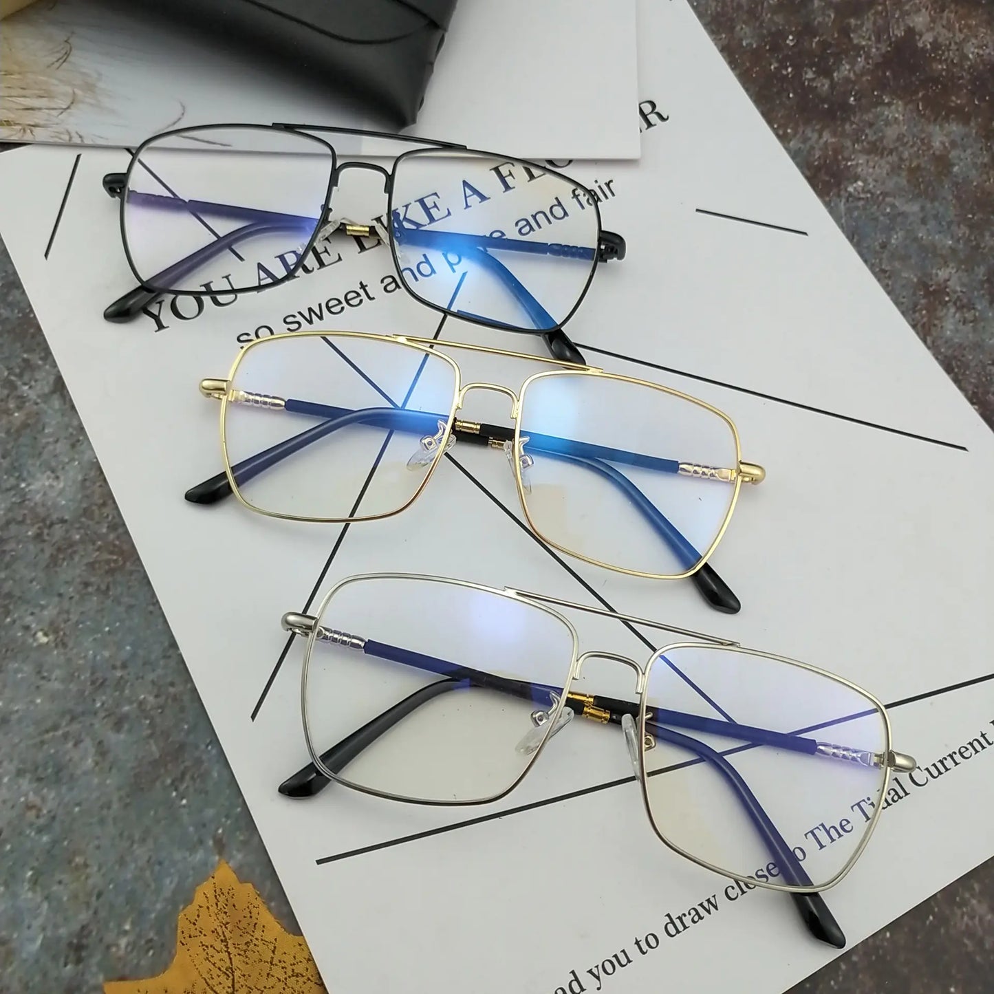 Retro Square Optical Glasses