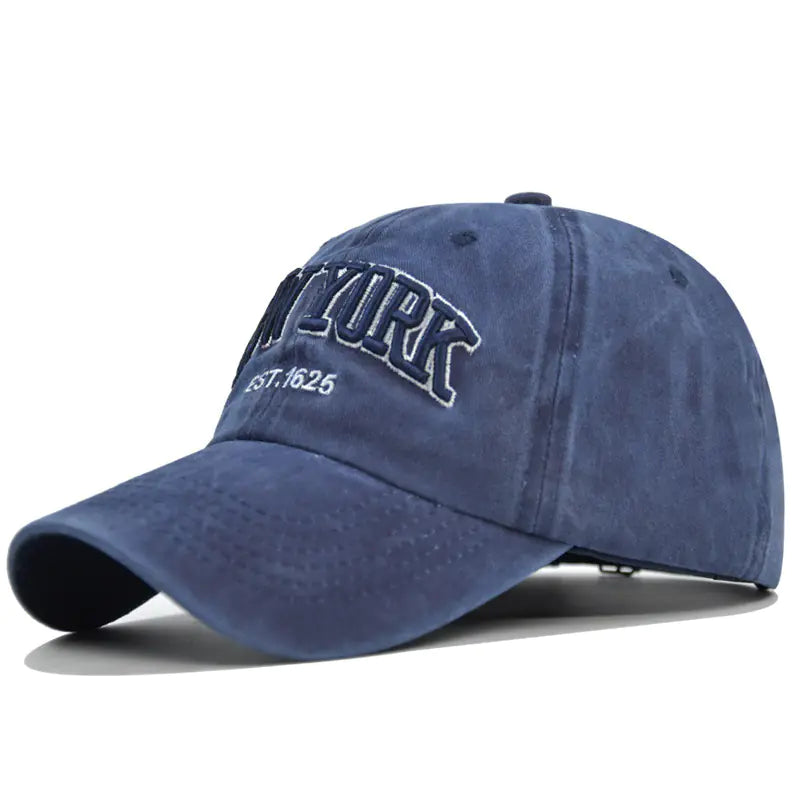 New York Embroidered Cotton Baseball Cap