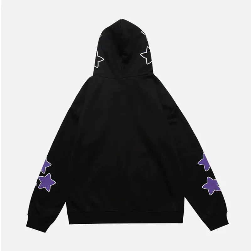 Harajuku Y2K Star Letters Hooded
