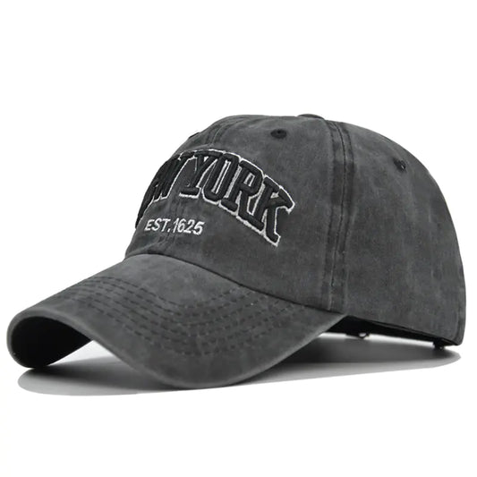 New York Embroidered Cotton Baseball Cap