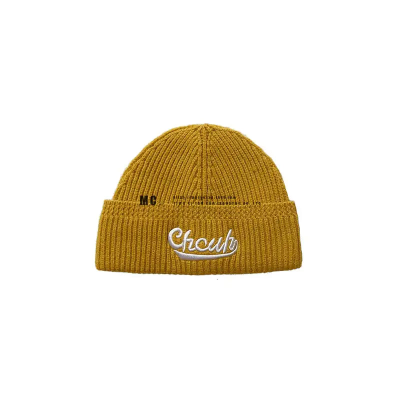 Embroidered Knitted Beanie
