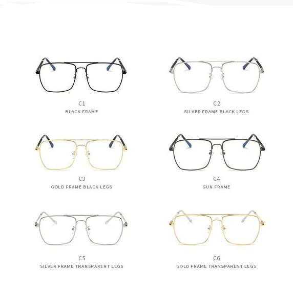 Retro Square Optical Glasses