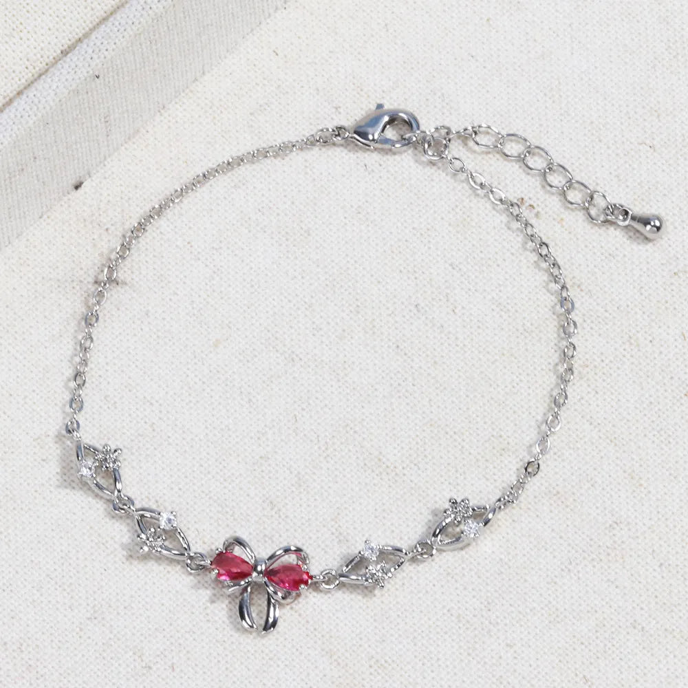 Rhinestone Chain Bracelet