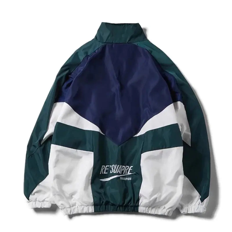 Deeptown Vintage Y2K Oversized Bomber Jacket