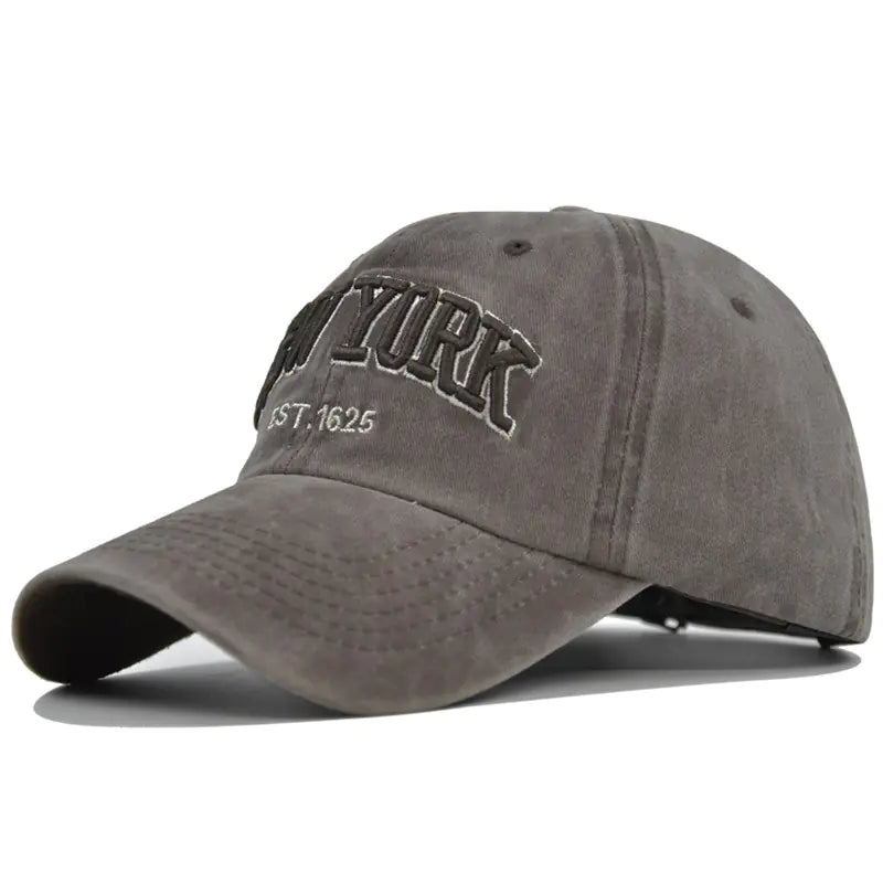 New York Embroidered Cotton Baseball Cap