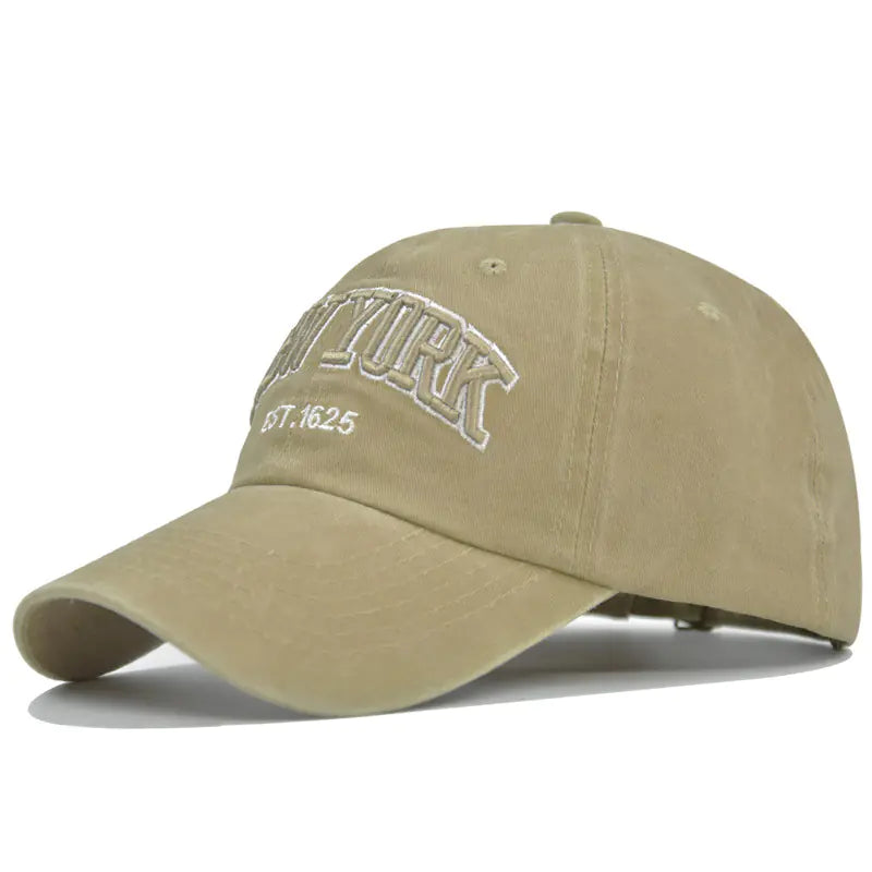 New York Embroidered Cotton Baseball Cap