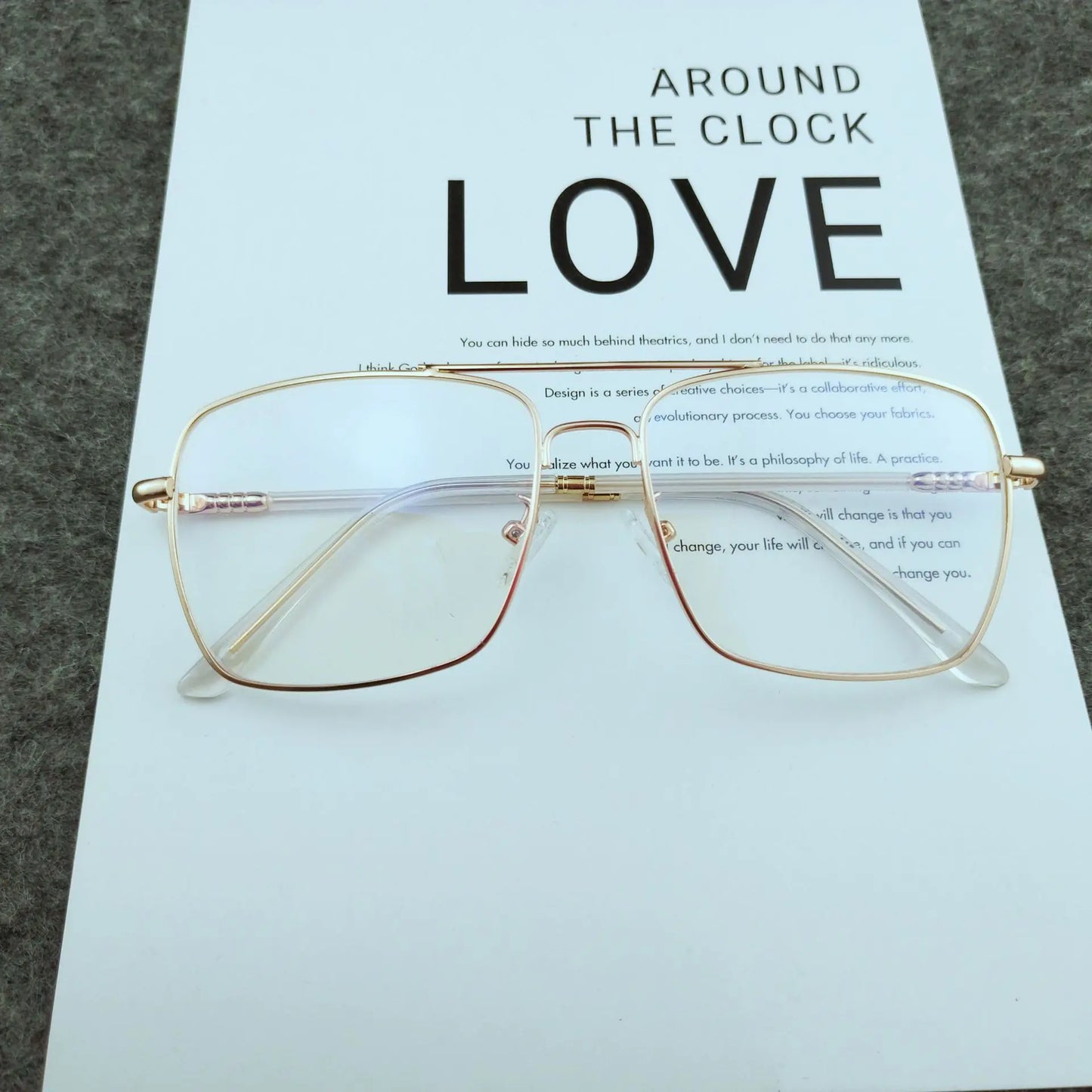 Retro Square Optical Glasses