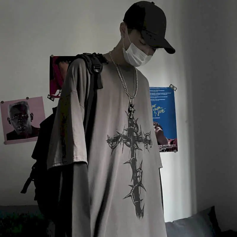 Men's Y2K Casual Long Sleeve T-Shirt