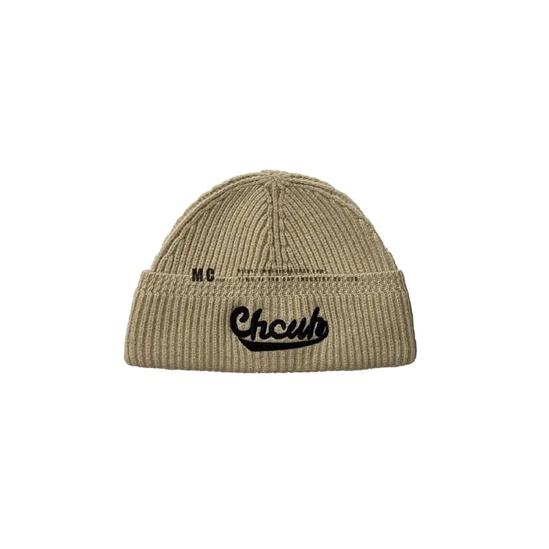 Embroidered Knitted Beanie
