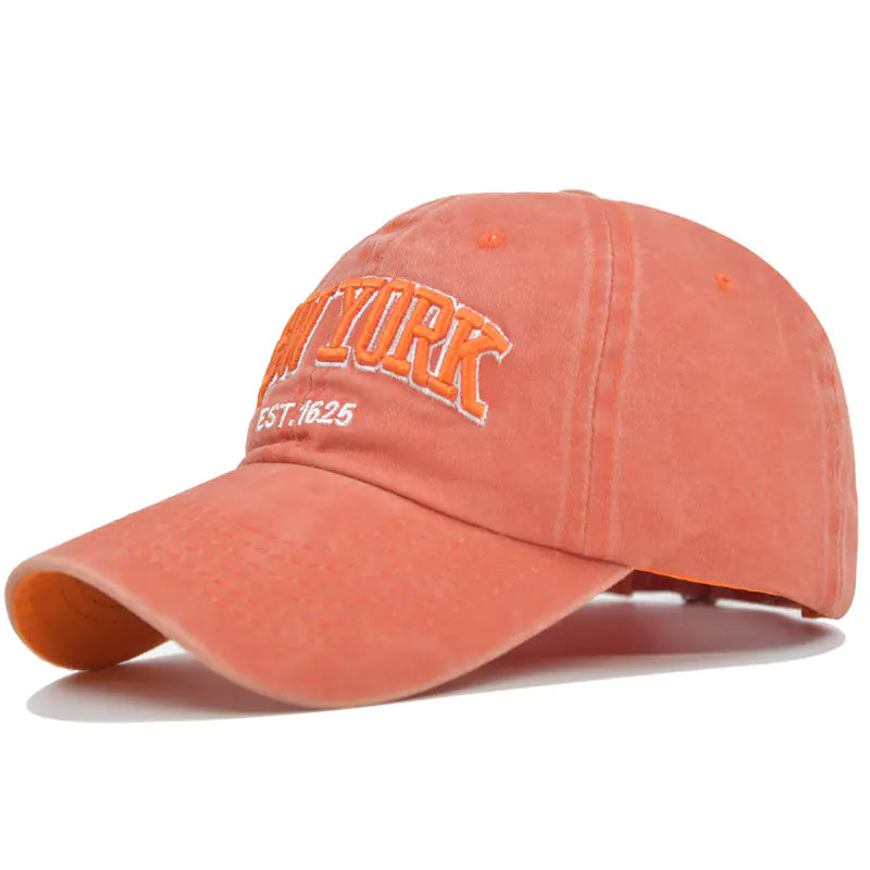 New York Embroidered Cotton Baseball Cap