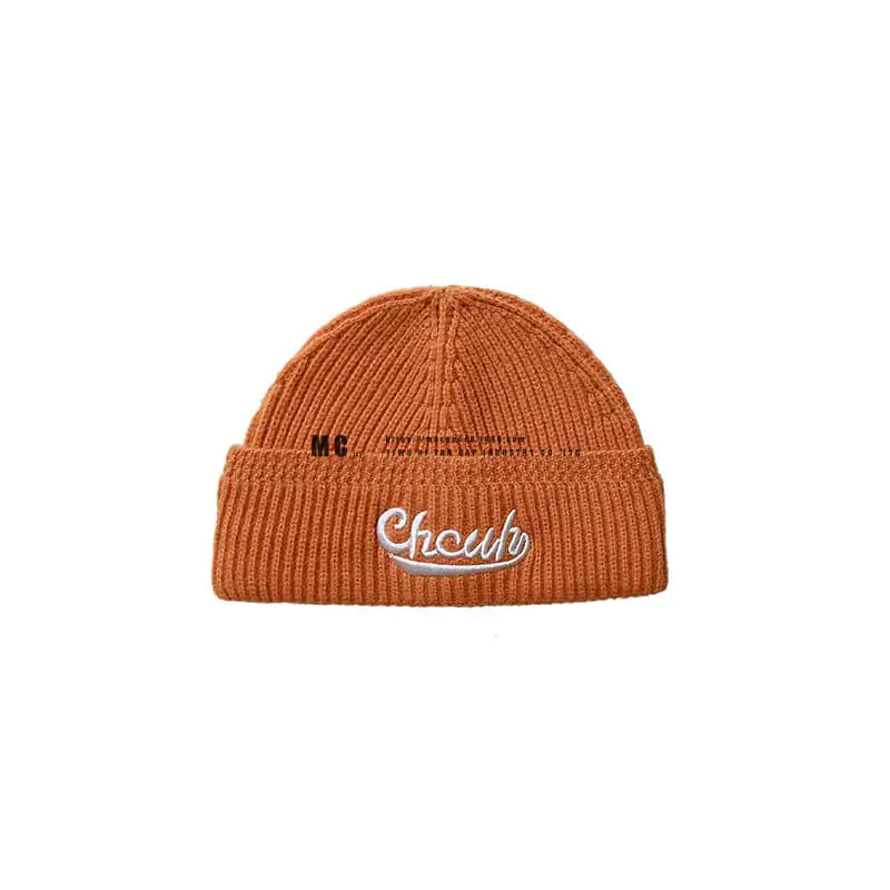 Embroidered Knitted Beanie
