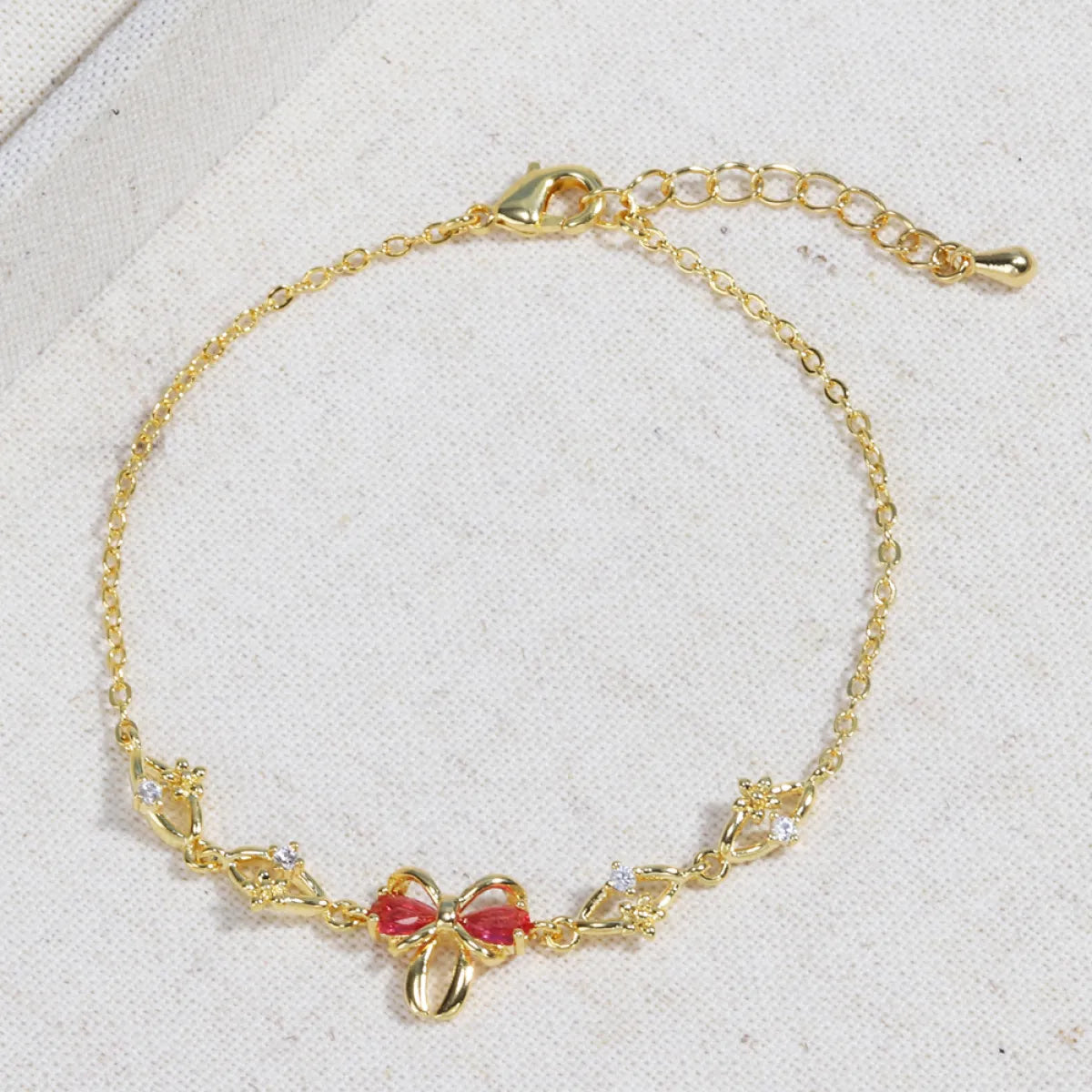 Rhinestone Chain Bracelet