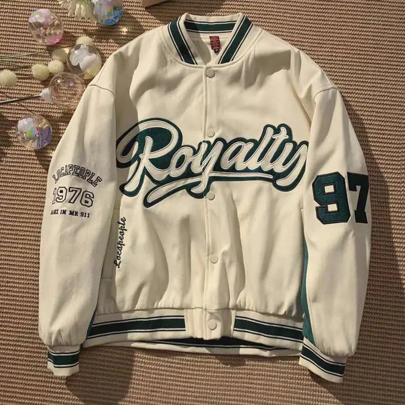 Y2K Oversized Bomber Jacket