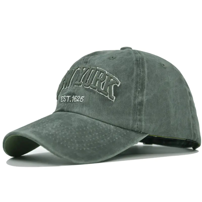 New York Embroidered Cotton Baseball Cap