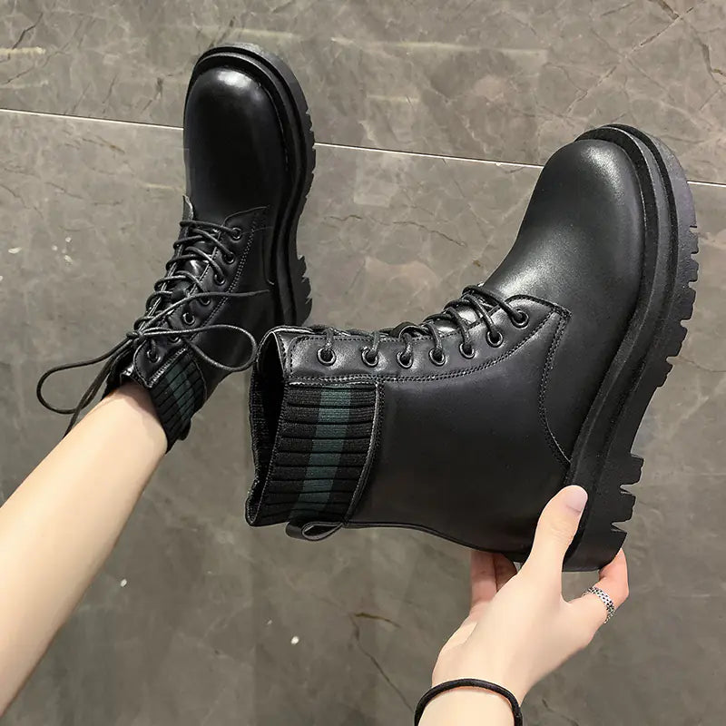 Chunky Sole Women's Martin Boots