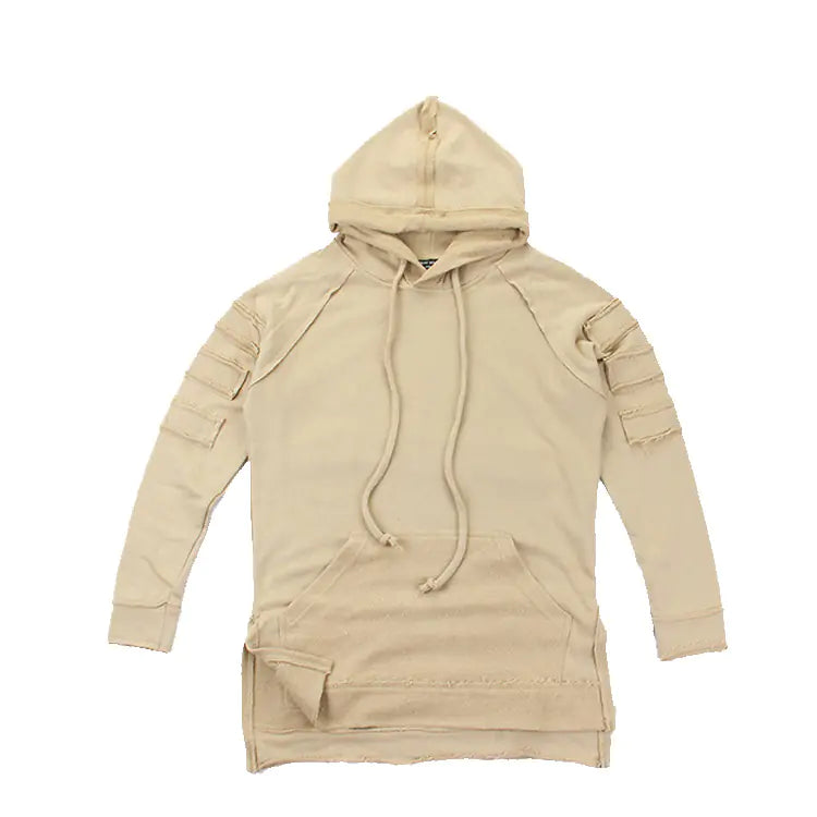 Long Hoodie, Hip Hop Hoodie, Outerwear Sweatshirt