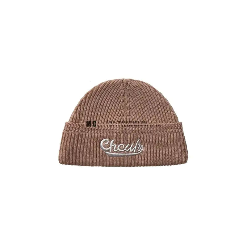 Embroidered Knitted Beanie